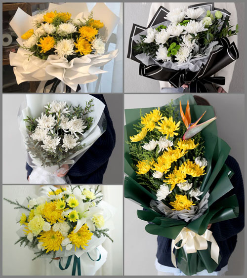 贵州遵义仁怀市茅台镇岩滩村白事花束代送
